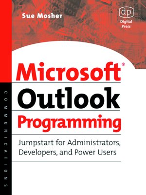cover image of Microsoft Outlook Programming